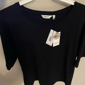 b. young half sleeve black t shirt. Brand new with tags size XXL
